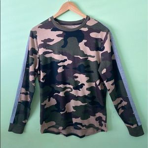 Camouflage long sleeve shirt